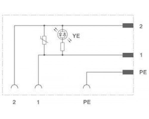 Модуль штекерный для электромагнитного клапана SACC-V-3CON-PG9/A-1L-SV 240В Phoenix Contact 1527935