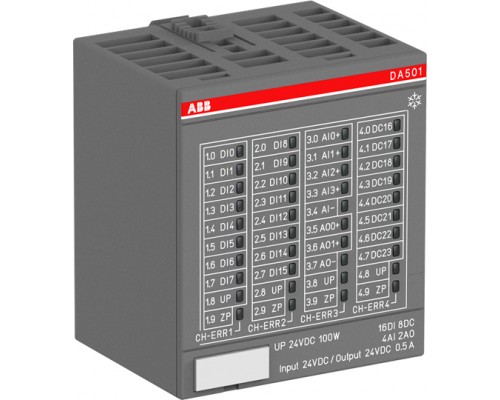 Модуль В/В 16DI/4AI/2AO/8DC DA501-XC ABB 1SAP450700R0001
