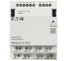 Модуль ввода/вывода EASY-E4-AC-8RE1 100/240В AC/DC 8DI 8DO реле 5А EATON 197222