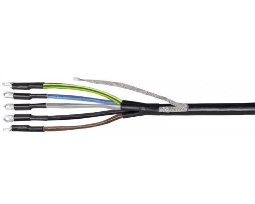 Муфта концевая ПКВтпбэ 5х70/120 без болт. наконечн.; ППД ПВХ/СПЭ изоляция 1кВ ИЭК UZM-XLBK1-VN5-70120XZ