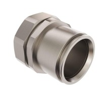 Муфта металлорукав DN 40-жесткая труба d40мм IP66/IP67 никелированная латунь DKC 6117-40