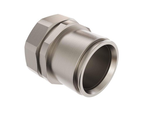 Муфта металлорукав DN 40-жесткая труба d40мм IP66/IP67 никелированная латунь DKC 6117-40