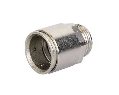 Муфта труба-коробка d16мм IP66/IP67 М16х1.5 никелированная латунь DKC 6111-A16N