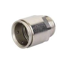 Муфта труба-коробка d20мм IP66/IP67 М20х1.5 никелированная латунь DKC 6111-A20N