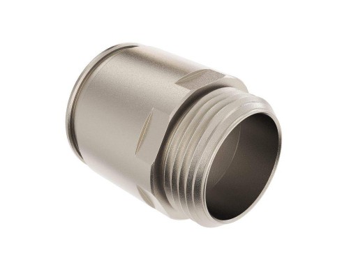 Муфта труба-коробка d32мм IP66/IP67 М32х1.5 никелированная латунь DKC 6111-A32N