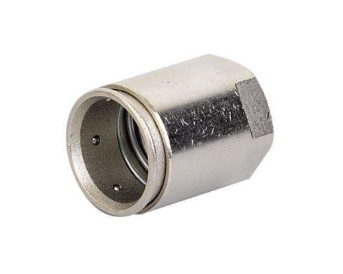 Муфта труба-коробка d50мм IP66/IP67 М50х1.5 внутр. резьба никелированная латунь DKC 6112-A50