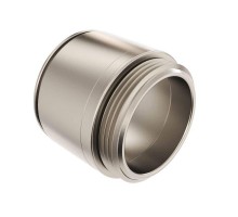 Муфта труба-коробка d63мм IP66/IP67 М63х1.5 никелированная латунь DKC 6111-A63N