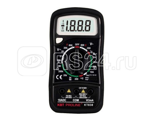 Мультиметр цифровой KT 838 PROLINE КВТ 791280
