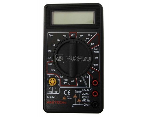 Мультиметр портативный M832 Mastech 13-2003