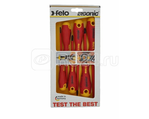 Набор диэлектрических отверток Ergonic (уп.6шт) Felo 41396198