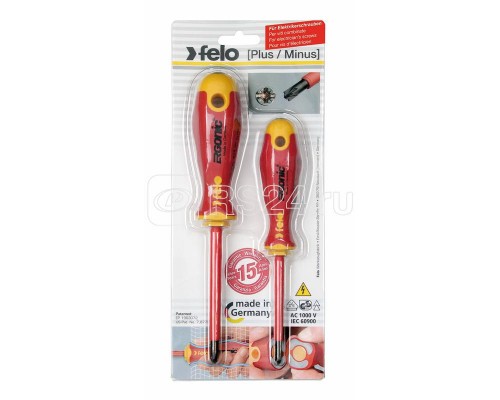 Набор крестовых диэлектрических отверток Ergonic (уп.2шт) Felo 41792191