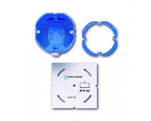 Набор монтажный Axcent Flat 4-поста 4 отверстия в стене D=74; глубина 60мм; расстояние между крепежными винтами 60мм для гипсокартона ABB 2CKA001740A0075