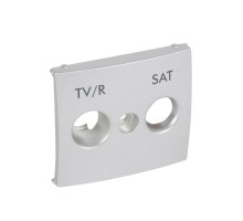 Накладка TV-FM-SaT Valena алюм. Leg 770186
