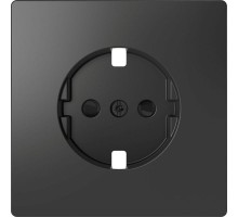 Накладка центральная Merten D-Life для механизма розетки SD антрацит SchE MTN2330-6034