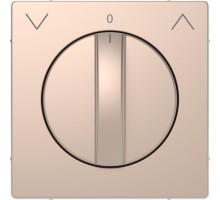 Накладка центральная Merten D-Life для поворот. механизма рольставней SD шампань SchE MTN3875-6051