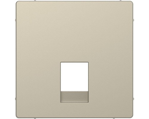 Накладка центральная Merten D-Life для розетки 2-м RJ11/RJ12 SD сахара SchE MTN4215-6033