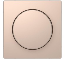 Накладка центральная Merten D-Life с поворот. рукояткой для диммера SD шампань SchE MTN5250-6051