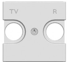 Накладка для TV-R розетки 2мод. Zenit бел. ABB 2CLA225080N1101