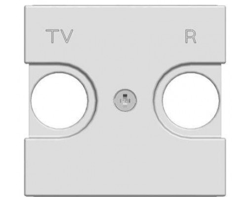 Накладка для TV-R розетки 2мод. Zenit бел. ABB 2CLA225080N1101