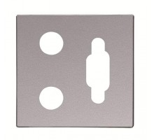 Накладка для механизма VGA+2RCA SKY AgAl ABB 2CLA855560A1301