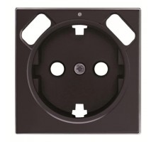 Накладка для розетки SCHUKO с 2хUSB ЗУ арт.8188.3 SKY черн. бархат ABB 2CLA858830A1501