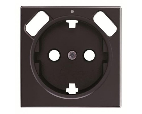 Накладка для розетки SCHUKO с 2хUSB ЗУ арт.8188.3 SKY черн. бархат ABB 2CLA858830A1501