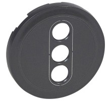 Накладка розетки Celiane RCA графит Leg 067863