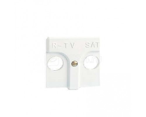 Накладка розетки R-TV+SAT Simon27 бел. 27097-34