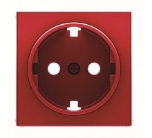 Накладка розетки SCHUKO 2P+E Sky красн. ABB 2CLA858800A7001