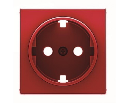 Накладка розетки SCHUKO 2P+E Sky красн. ABB 2CLA858800A7001