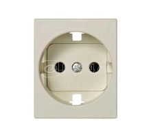 Накладка розетки Simon82 с защ. шторками сл. кость 82041-51
