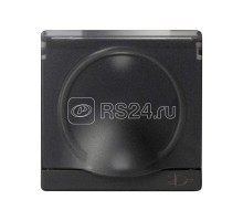 Накладка розетки Simon82 с заземл. с крыш. граф. 82090-38