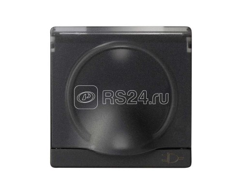 Накладка розетки Simon82 с заземл. с крыш. граф. 82090-38