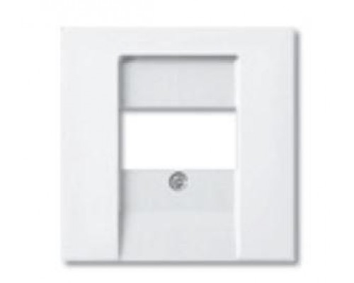 Накладка розетки инф. Basic-55 альп. бел. ABB 2CKA001724A4275