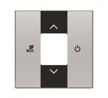 Накладка терморегулятора CP-RTC-85PL free@home SKY серебр. ABB 2CLA854060A1301