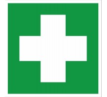 Наклейка Аптечка первой медицинской помощи EC01 200х200мм PROxima EKF an-4-03