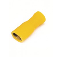 Наконечник изол. розетка 2.5-6кв.мм А=6.3х0.8мм жел. (уп.50шт) DKC 2C02TP