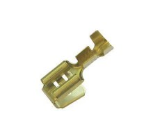 Наконечник изол. штыревой плоский 0.5-1.0/6.3х0.8 (уп.200шт) HAUPA 280080