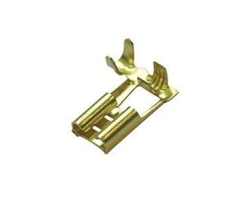 Наконечник изол. штыревой плоский 1.0-2.5/6.3х0.8 (уп.200шт) HAUPA 280064