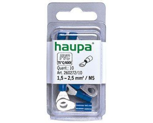 Наконечник кабельный 1.5-2.5 M5 (уп.10шт) HAUPA 260272/10