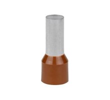 Наконечник кабельный FER25018P-G медь лужен./полипропилен втулка корич. 25кв.мм 18мм (уп.50шт) ABB 7TCA301140R0214