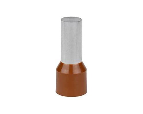 Наконечник кабельный FER25018P-G медь лужен./полипропилен втулка корич. 25кв.мм 18мм (уп.50шт) ABB 7TCA301140R0214