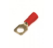 Наконечник кольц. изол. 0.25-1.5кв.мм отв. d4.2мм кр. (уп.100шт) DKC 2A4P