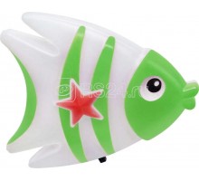 Ночник светодиодный NLA 05-FG Рыбка 230В зел. с выкл. IN HOME 4690612029023