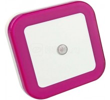 Ночник светодиодный NLE 03-SP-DS Квадрат 230В 230В розовый с датч. освещ. IN HOME 4690612028774
