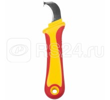 Нож монтажника нержавеющая сталь с пяткой Rexant 12-4935