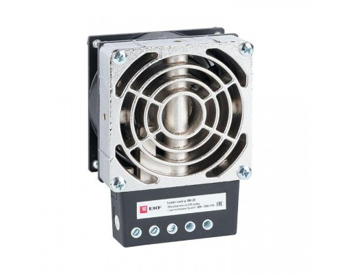 Обогреватель на DIN-рейку с вентилятором 100Вт 230В IP20 Quardo PROxima EKF heater-vent-q-100-20