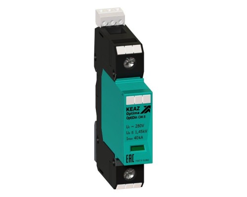 Ограничитель импульсных перенапряжений (УЗИП) OptiDin OM II 1 280/40/R КЭАЗ 114298