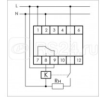 Ограничитель мощности ОМ-1-3 1ф 1-10кВт с цифровым индикатором и крыш. под пломбировку 230В AC 16А 1 перекл. F&F EA03.001.004