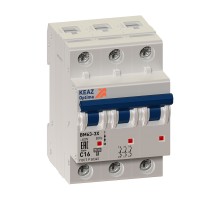 Ограничитель тока 3п D 16А OptiDin BM63-OT УХЛ3 КЭАЗ 219962